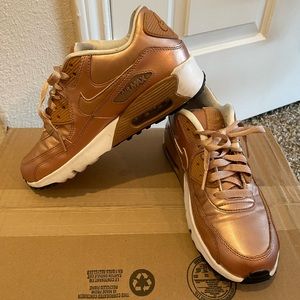 Air Max 90 SE GS 'Metallic Bronze'